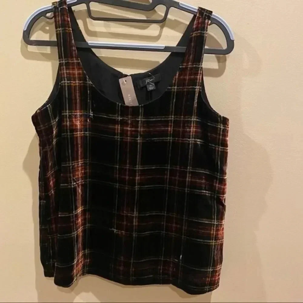 J.Crew velvet tank